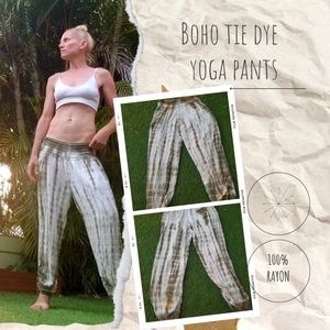 Boho yoga pants